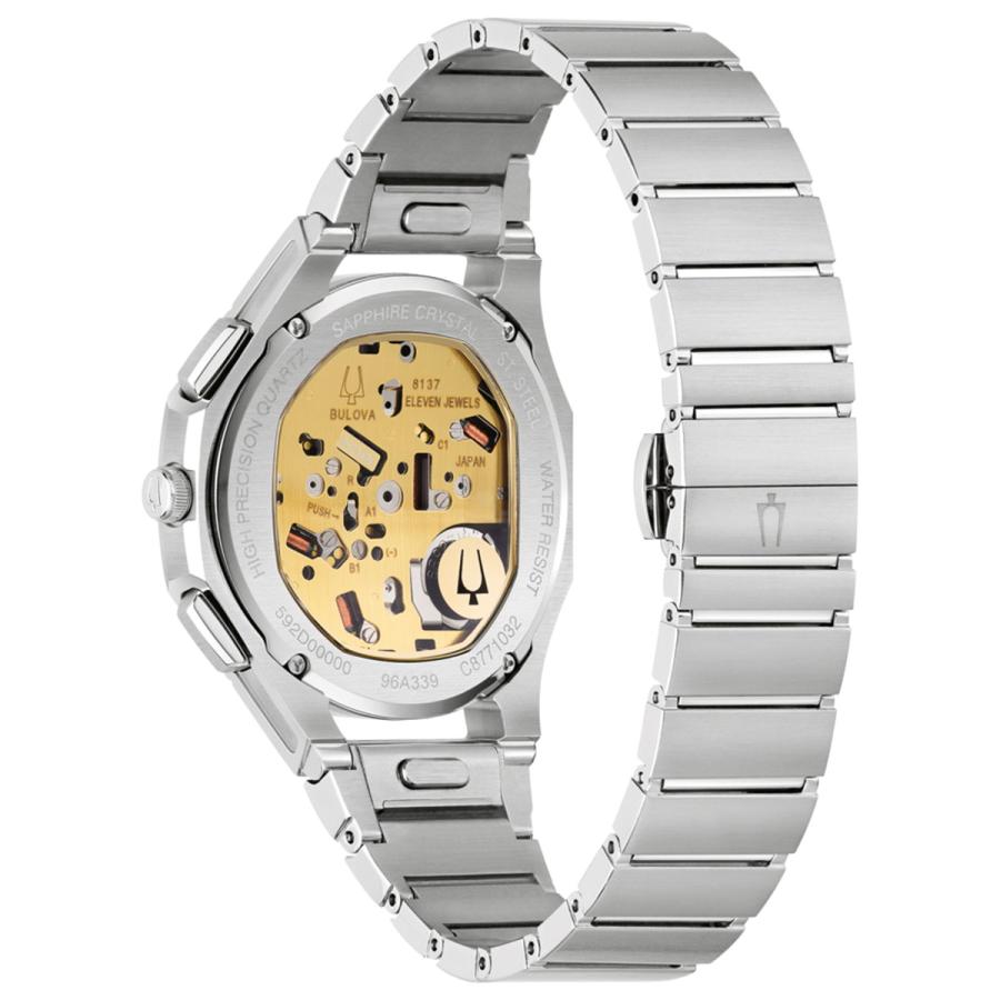 （豪華おまけ有） ブローバ BULOVA ハイプレシジョンクォーツ エリア限定 腕時計 CURV クロノグラフ 96A339の画像