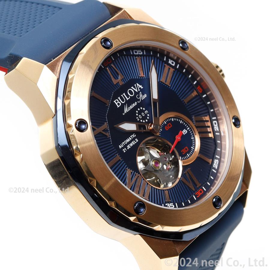 Marine Star （豪華おまけ有） ブローバ BULOVA 腕時計 メンズ 自動巻き マリンスター 98A227 : NEEL 横浜 ...