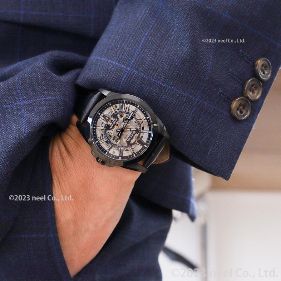 （豪華おまけ有） ブローバ BULOVA 腕時計 メンズ 自動巻き メカニカル クラシック CLASSIC 98A304の画像