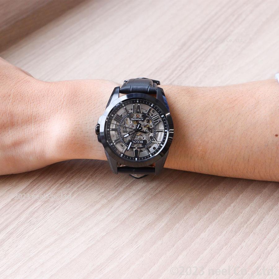 （豪華おまけ有） ブローバ BULOVA 腕時計 メンズ 自動巻き メカニカル クラシック CLASSIC 98A304の画像