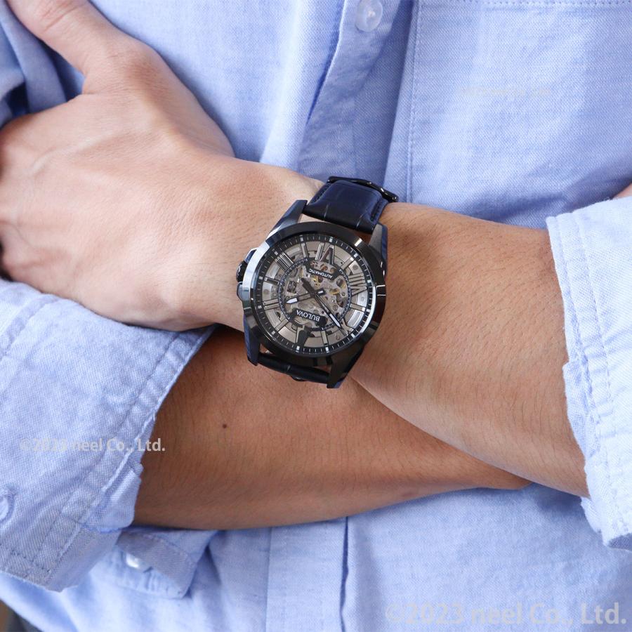 （豪華おまけ有） ブローバ BULOVA 腕時計 メンズ 自動巻き メカニカル クラシック CLASSIC 98A304の画像