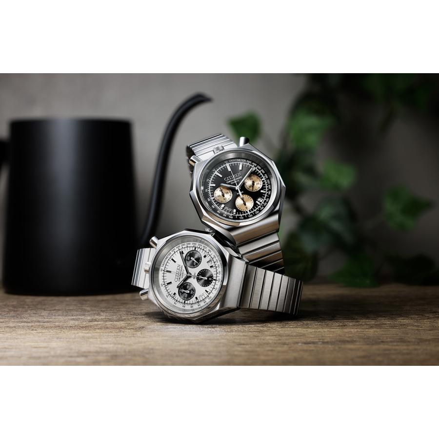 c*0様 限定⭐️【ほぼ未使用】CITIZEN AN3700-62A ツノクロノ RECORD LABEL シチズン レコードレーベル TSUNO CHRONO Custom