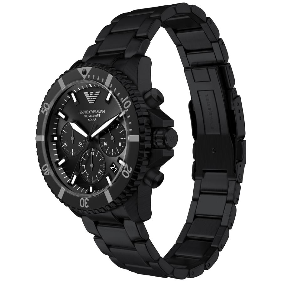 （ノベルティー付き）エンポリオアルマーニ EMPORIO ARMANI 腕時計 メンズ ソーラー クロノグラフ AR11784の画像