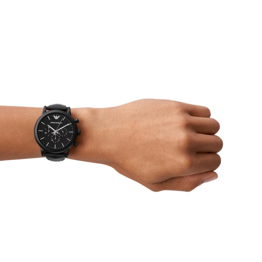 EMPORIO ARMANI エンポリオアルマーニ 腕時計 メンズ クロノグラフ レザー、シリコンウォッチ AR1970 : NEEL 横浜 ...
