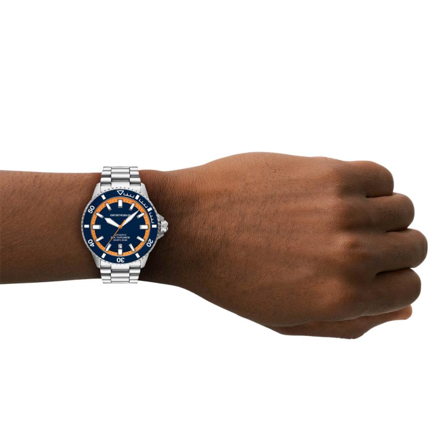 （ノベルティー付き）エンポリオアルマーニ EMPORIO ARMANI 腕時計 シーエクスプローラー 自動巻き AR60090の画像