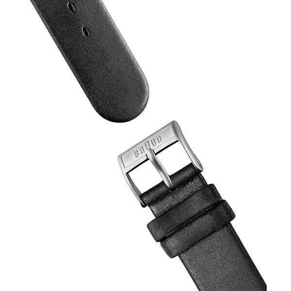 BRAUN ブラウン アナログ 腕時計 AW10 復刻 ドイツ製 ブラック レザーの画像