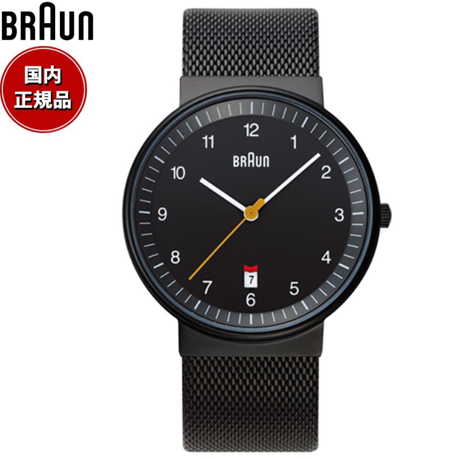 BRAUN（ブラウン） アナログ 腕時計 BNH0032BKBKMHG ブラック メッシュ 