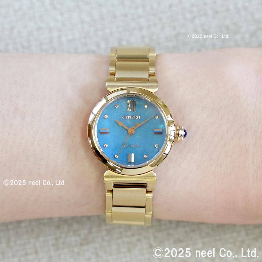 （豪華おまけ有） シチズン エル レディース エコドライブ 限定 腕時計 EM1133-85L CITIZEN L ROUND Collectionの画像