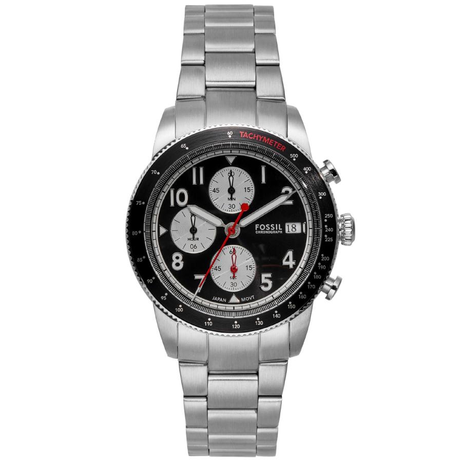 FOSSIL（フォッシル） 腕時計 メンズ SPORT TOURER クロノグラフ ステンレススチールウォッチ FS6045 : NEEL ...
