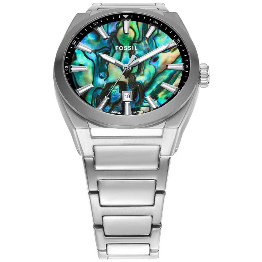 FOSSIL（フォッシル） 腕時計 メンズ EVERETT 三針デイト ステンレススチールウォッチ FS6114 : NEEL 横浜 ヤフー ...