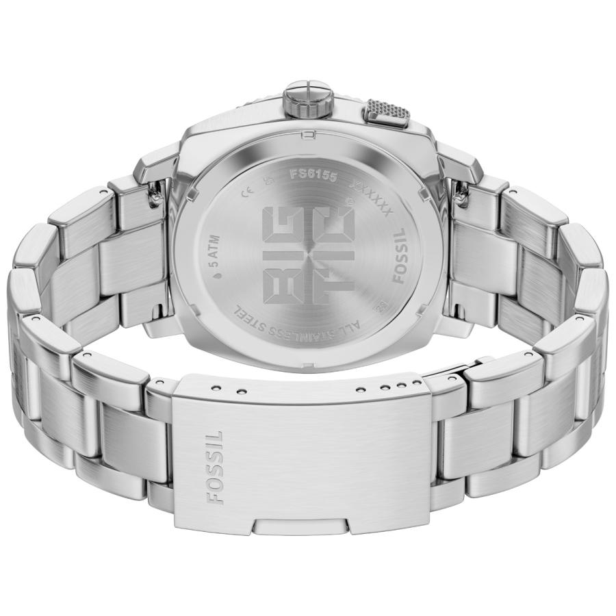 （ノベルティー付き）フォッシル FOSSIL 腕時計 アナデジ メンズ MACHINE BIG TIC 41mm ステンレス FS6155の画像