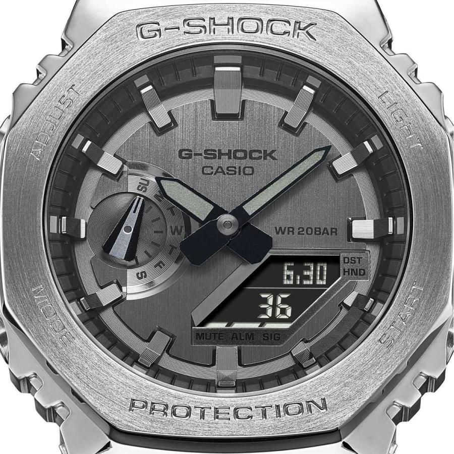 倍々+10倍！最大ポイント31倍！本日限定！Gショック G-SHOCK メタル 腕時計 メンズ グレー ブラック GM-2100-1AJF ジーショック｜grandseiko｜15