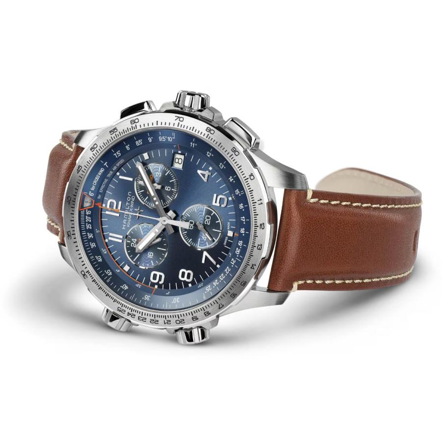 （7月から値上）ハミルトン HAMILTON カーキ アビエーション X-ウィンド GMT クロノ クォーツ H77922541 腕時計 正規品の画像