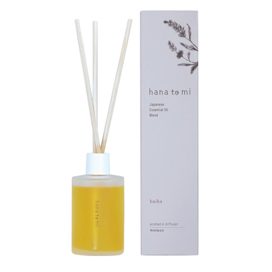 hana to mi ハナトミ アロマティックディフューザー baika バイカ 105ml×3点の画像