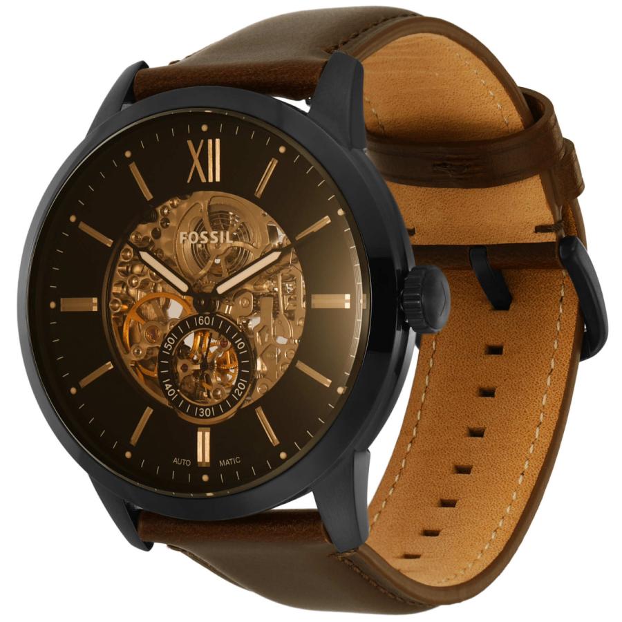 TOWNSMAN フォッシル FOSSIL 腕時計 メンズ 自動巻き 48mm ブラウンレザーウォッチ ME3155 : NEEL 横浜 ...