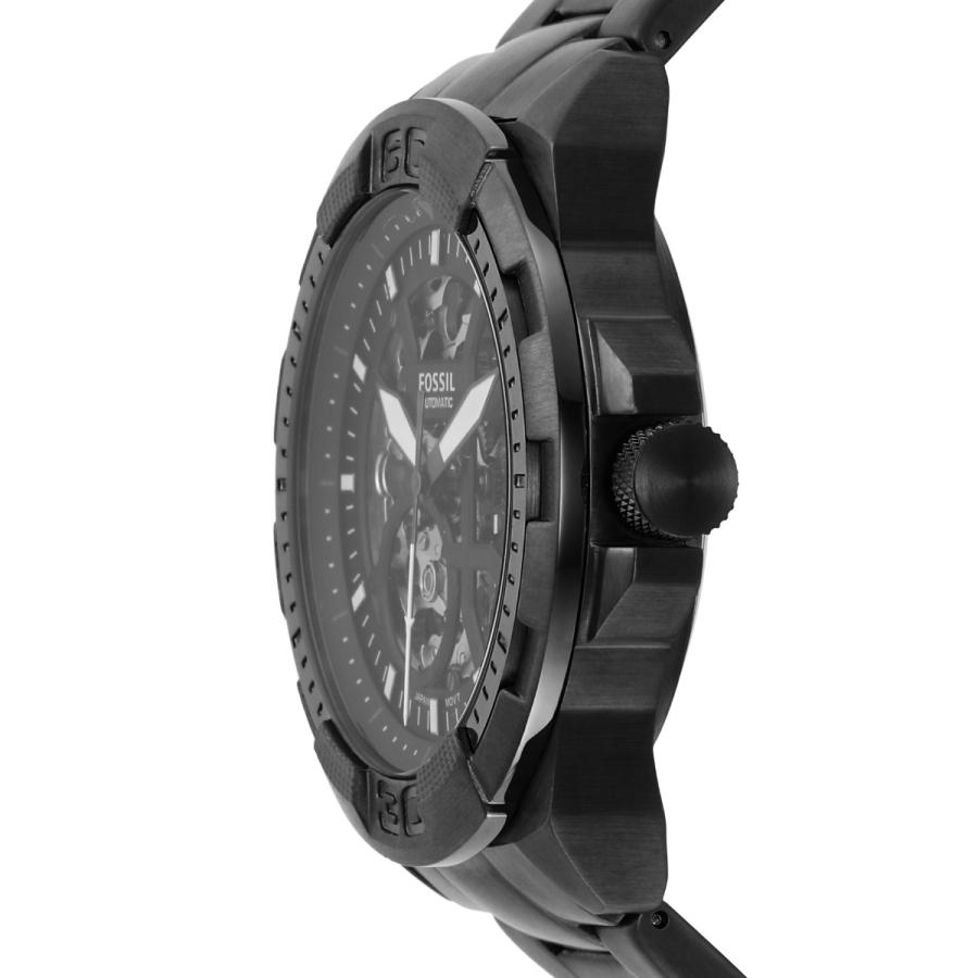 FOSSIL（フォッシル） 腕時計 メンズ 自動巻き BRONSON オートマティック ブラック ステンレスウォッチ ME3217 ...