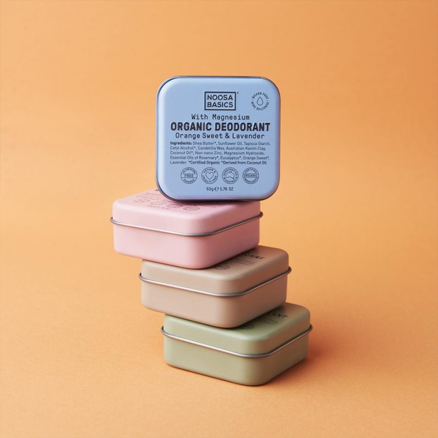 NOOSA BASICS ボディバター スウィートオレンジ＆ラベンダー 50g×3点【送料無料】の画像