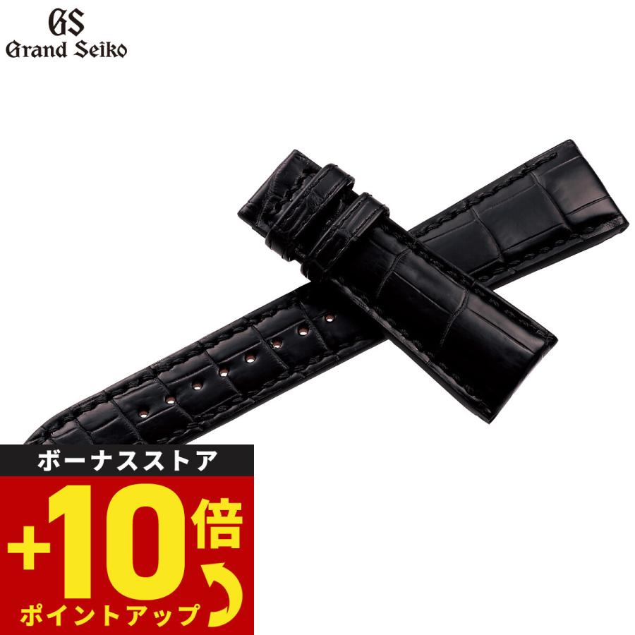 グランドセイコー GRAND SEIKO 時計用 ラバーベルト 22mm 黒