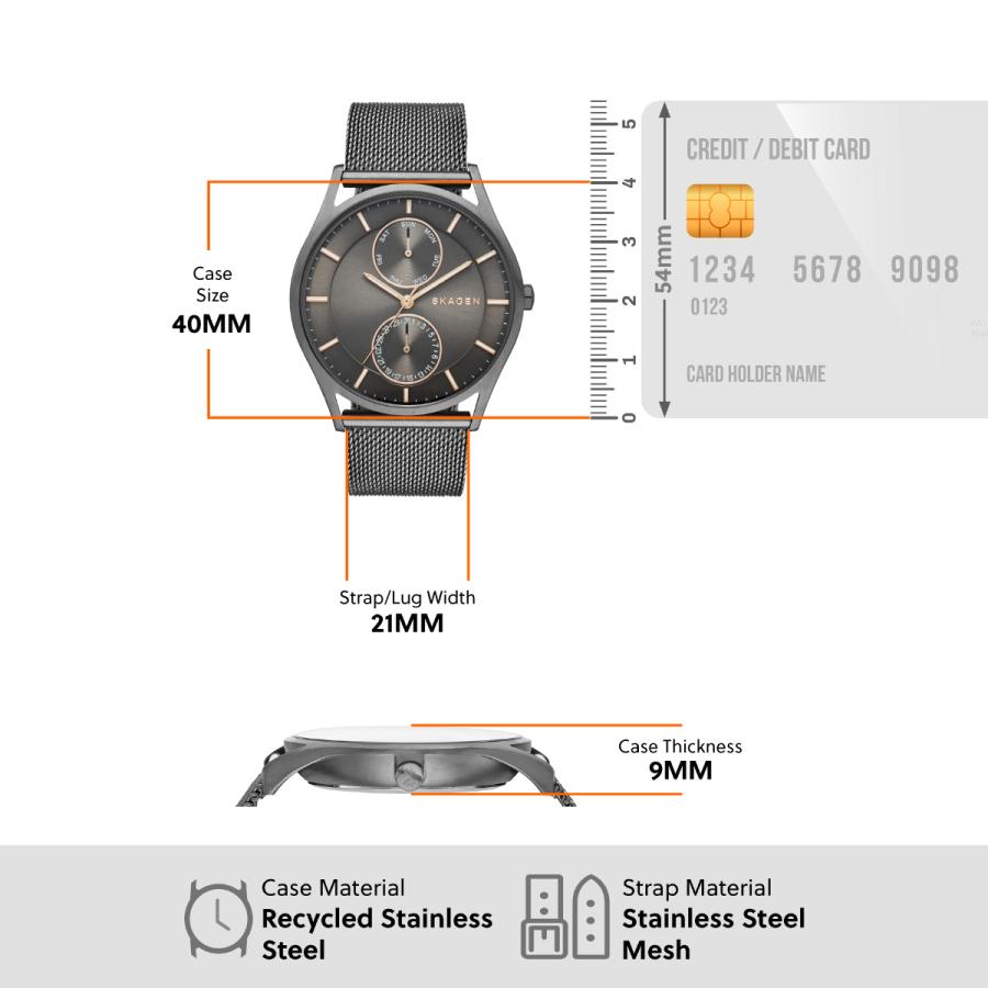 HOLST スカーゲン SKAGEN 腕時計 メンズ クロノグラフ マルチ