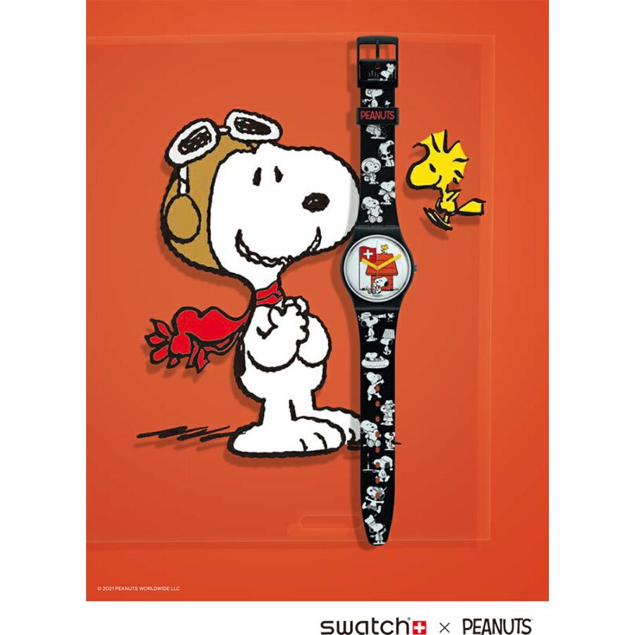 swatch スウォッチ PEANUTS ピーナッツ コラボ スヌーピー 腕時計 メンズ レディース SO28Z107｜grandseiko｜04