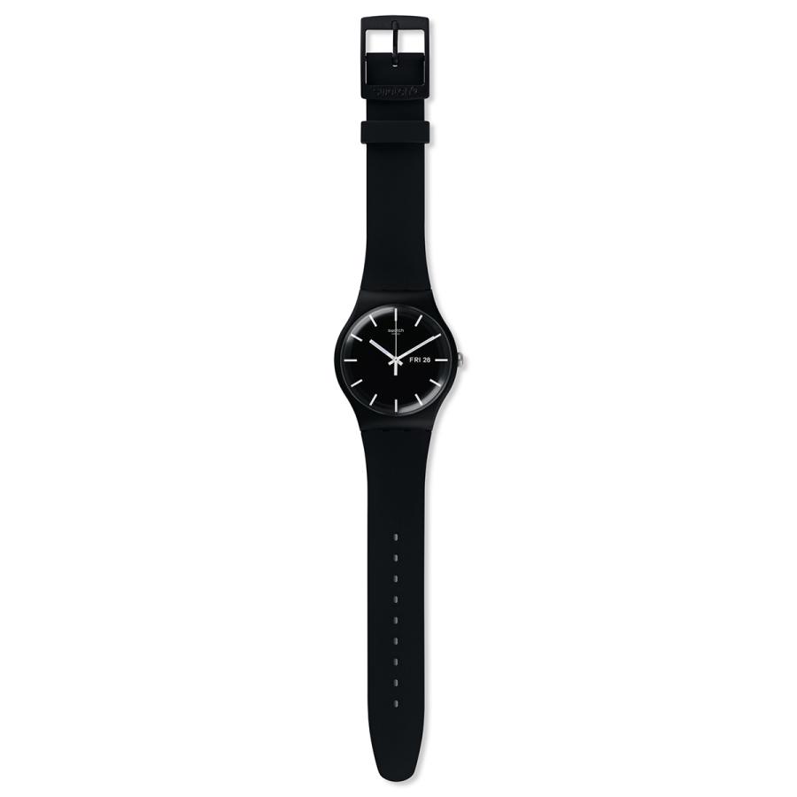 swatch スウォッチ 腕時計 メンズ レディース オリジナルズ ニュージェント モノ・ブラック SO29B704｜grandseiko｜02