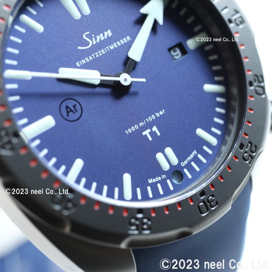 Sinn ジン T1.B（EZM14） 自動巻 腕時計 メンズ ダイバーズウォッチ シリコンストラップ ドイツ製｜grandseiko｜11