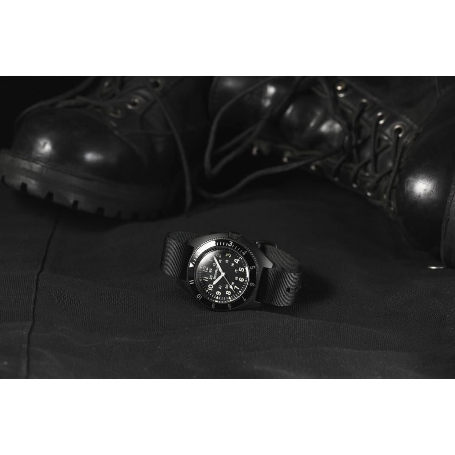 BENRUS ベンラス TYPEⅡ BLACK ミリタリーウォッチ BEAMS