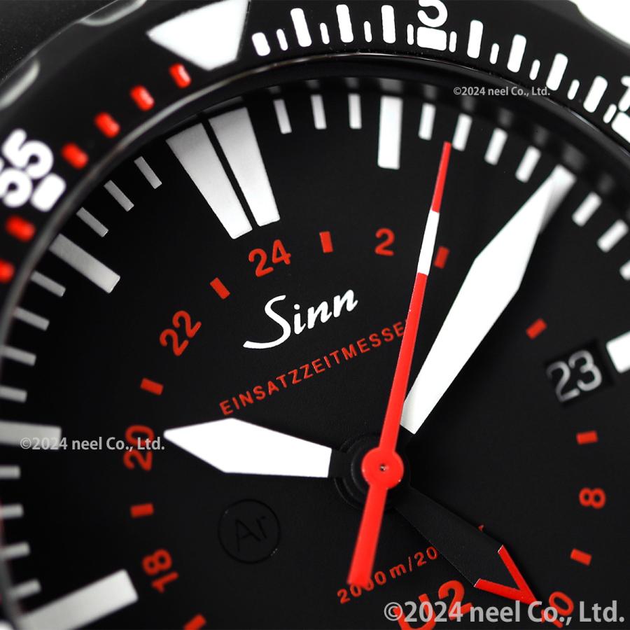 Sinn ジン U2.S（EZM5） 自動巻 腕時計 メンズ ダイバーズウォッチ シリコンストラップ ドイツ製｜grandseiko｜08