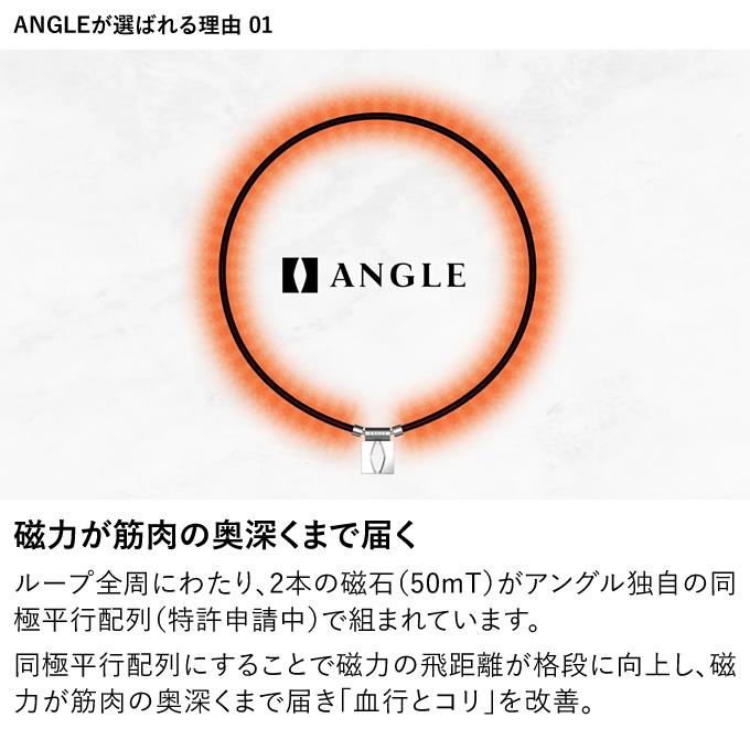 【即日発送可】ANGLE（アングル） AE01N 磁気ネックレス アングル e.モデル 01 ネックレス 医療機器 筋肉の深層に届く 肩こり 血行改善に効く 回復促進 日本製_10