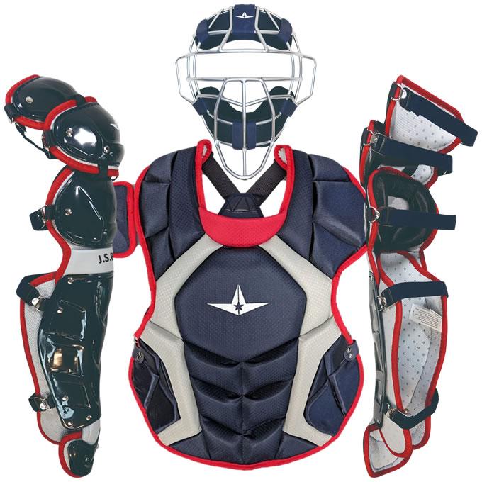即日発送可】ALL-STAR（オールスター） 一般軟式キャッチャー防具 3点