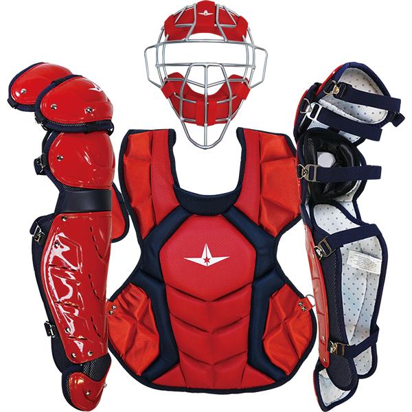 即日発送可】ALL-STAR（オールスター） 一般軟式キャッチャー防具 3点