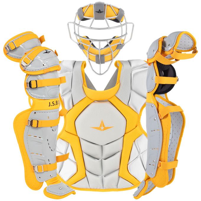 【美品】キャッチャー防具3点セット　オールスター 即日発送可】ALL-STAR（オールスター） 一般軟式キャッチャー