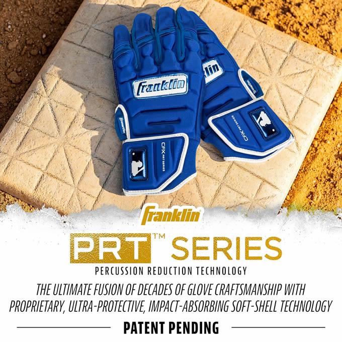 【あすつく対応】フランクリン（Franklin） 20684 バッティング手袋 両手用 CFX PRT PROTECTIVE BATTING GLOVES 保護パッド付き 手甲ガード リストガード 野球｜grandslam｜03