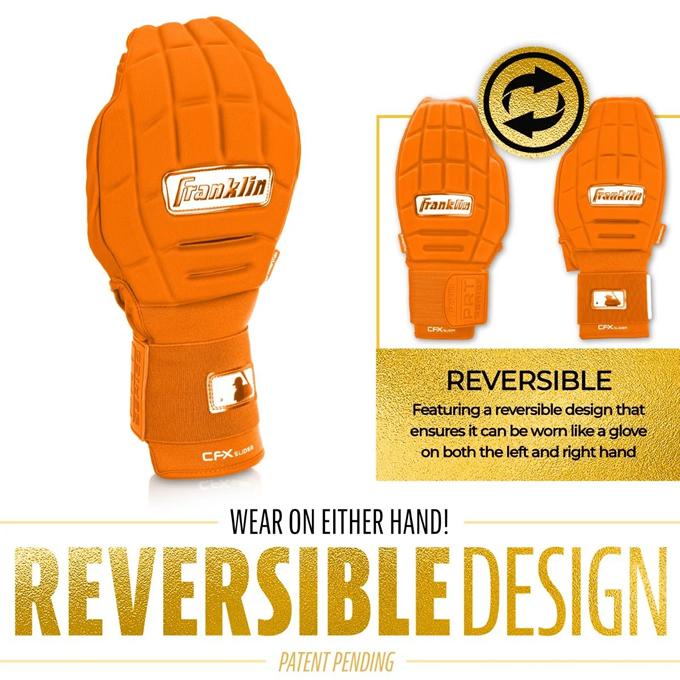 【即日発送可】フランクリン（Franklin） 23555C13 スライディングミット 左右兼用 1個入 CFX SLIDER PRT PROTECTIVE SLIDING GLOVE リバーシブル 走塁手袋 野球の画像