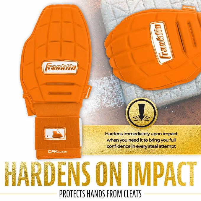 【即日発送可】フランクリン（Franklin） 23555C13 スライディングミット 左右兼用 1個入 CFX SLIDER PRT PROTECTIVE SLIDING GLOVE リバーシブル 走塁手袋 野球の画像
