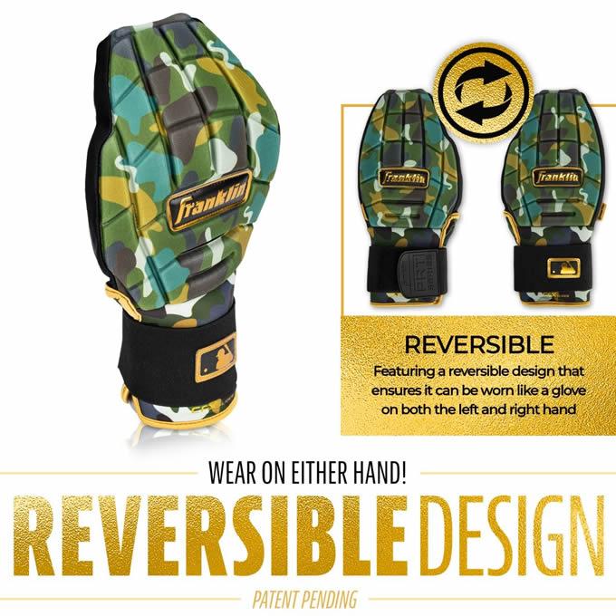 【即日発送可】フランクリン（Franklin） 23555C7 スライディングミット 左右兼用 1個入 CFX SLIDER PRT PROTECTIVE SLIDING GLOVE リバーシブル 走塁手袋 野球の画像