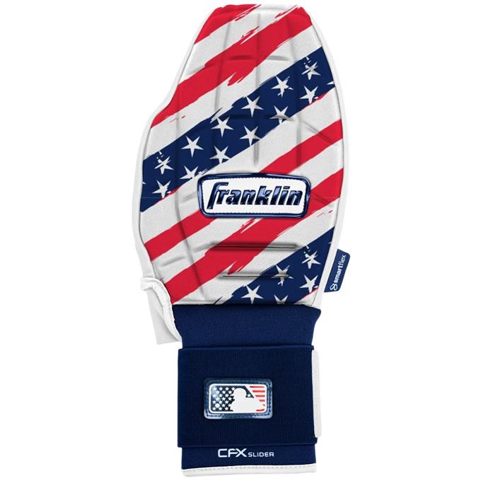 【即日発送可】フランクリン（Franklin） 23555C8 スライディングミット 左右兼用 1個入 CFX SLIDER PRT PROTECTIVE SLIDING GLOVE リバーシブル 走塁手袋 野球の画像
