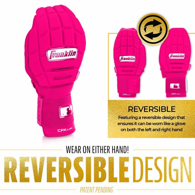 【即日発送可】フランクリン（Franklin） 23555C9スライディングミット 左右兼用 1個入 CFX SLIDER PRT PROTECTIVE SLIDING GLOVE リバーシブル 走塁手袋 野球の画像