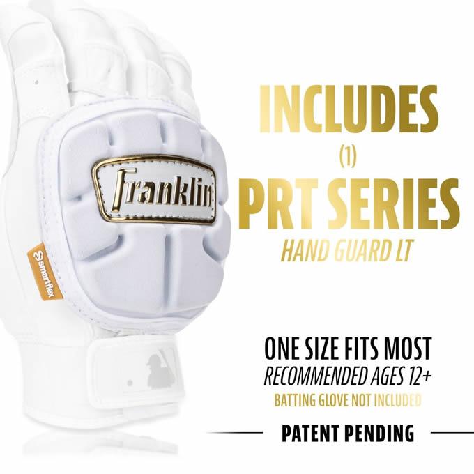 【あすつく対応】フランクリン（Franklin） 23565C2 手甲ガード ショートタイプ 左右兼用 PRT PROTECTIVE HAND GUARD LT- ADULT ホワイト/ゴールド 野球｜grandslam｜06