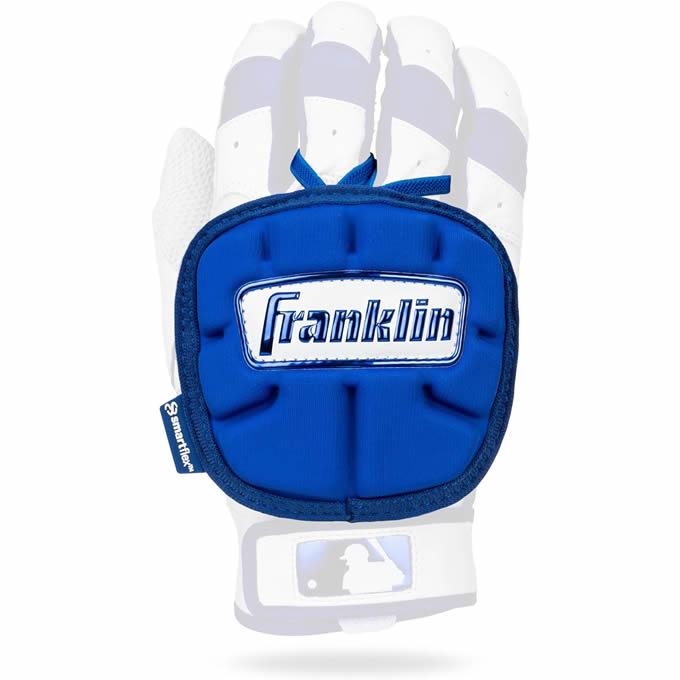 【あすつく対応】フランクリン（Franklin） 23565C5 手甲ガード ショートタイプ 左右兼用 PRT PROTECTIVE HAND GUARD LT- ADULT ロイヤル 野球｜grandslam｜02