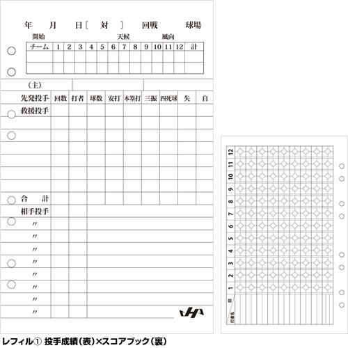 【あすつく対応】＜メール便対応＞ハタケヤマ（HATAKEYAMA） RF-1 SB-10 交換用レフィル4種（各10枚入）｜grandslam｜03