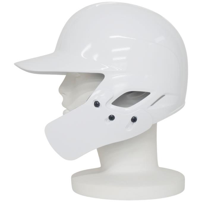 お値下げしました。ZETT 顎ガード付きヘルメット BHL308AG（右打者用） ゼット（ZETT） ＜受注生産＞ 軟式打者用顎ガード付きヘルメット+全体