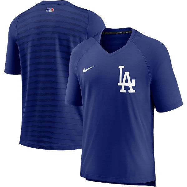 【あすつく対応】＜メール便対応＞ナイキ（NIKE）　Tシャツ　ロサンゼルス・ドジャース　Pre-Game V-Neck T-Shirt　MLB Los  Angeles Dodgers　NKM9-47X-LD-ITB :hh-nkm9-47x-ld-itb:野球用品グランドスラム - 通販 - 
