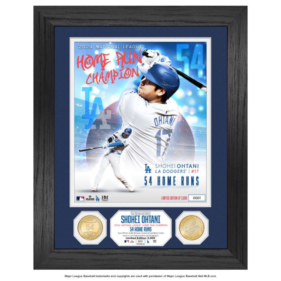 ≪予約販売≫ドジャース大谷翔平 2024 NL ホームラン王獲得記念 ダブル  