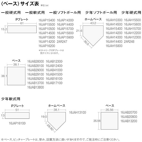 ミズノ Mizuno 16jab ソフトボール用 塁ベース 公式規格品 3枚1組 M 16jab171 野球用品グランドスラム 通販 Yahoo ショッピング