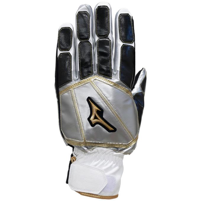 【即日発送可】＜メール便対応＞ミズノ（MIZUNO） 1EJET130 走塁用手袋 両手用 ミズノプロ フリーサイズ 単独水洗い可 GSオリジナル MizunoPro MP GS01 野球の画像