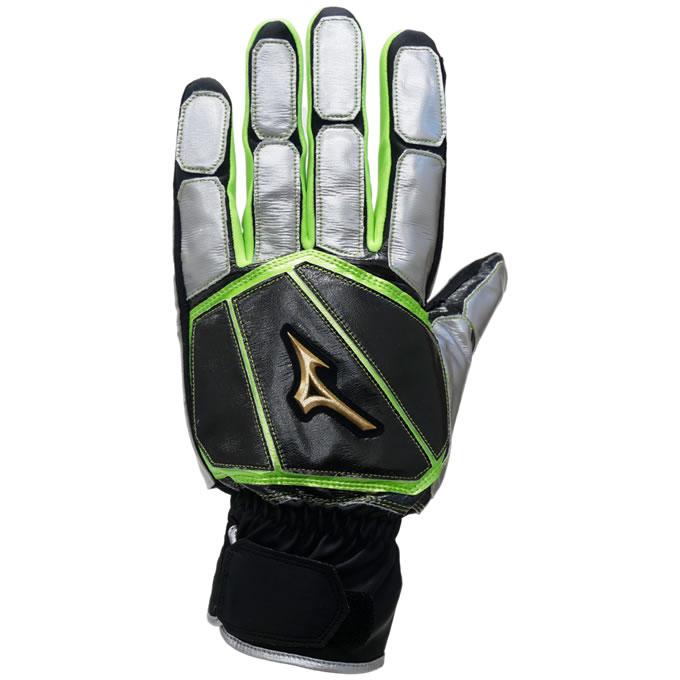 【即日発送可】＜メール便対応＞ミズノ（MIZUNO） 1EJET130 走塁用手袋 両手用 ミズノプロ フリーサイズ 単独水洗い可 GSオリジナル MizunoPro MP GS04 野球の画像