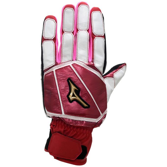 【即日発送可】＜メール便対応＞ミズノ（MIZUNO） 1EJET130 走塁用手袋 両手用 ミズノプロ フリーサイズ 単独水洗い可 GSオリジナル MizunoPro MP GS05 野球の画像