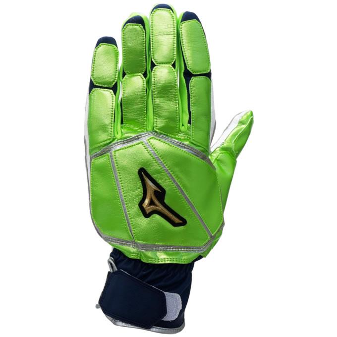 【即日発送可】＜メール便対応＞ミズノ（MIZUNO） 1EJET130 走塁用手袋 両手用 ミズノプロ フリーサイズ 単独水洗い可 GSオリジナル MizunoPro MP GS10 野球の画像