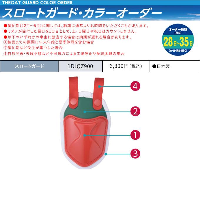 MIZUNO（ミズノ） ＜受注生産＞ 1DJQZ900 スロートガード・カラー